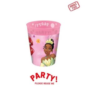   4db újrafelhasználható party pohár 250 ml DISNEY PRINCESS