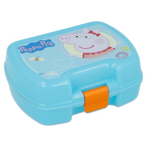 Mini scatola per panini snack in plastica Peppa Pig