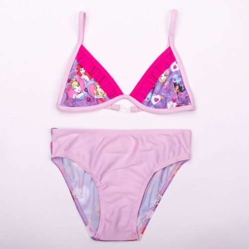 Costume da bagno principesse per bambine - costume due pezzi - rosa chiaro - 122