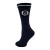 Calzini sportivi in ​​cotone Sergio Tacchini - 3 paia/confezione - neri - 39-42
