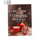 KÉP+1LED MERRY XMAS&HN30*40