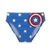 Costum de baie pentru bebeluși Avengers - model Căpitanul America