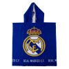 Real Madrid quick-drying poncho for children 55x55cm