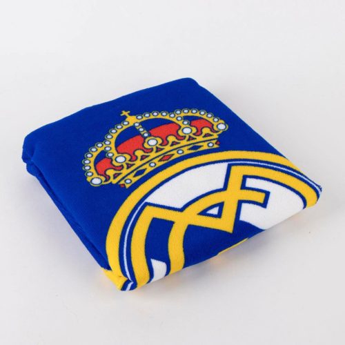 Real Madrid quick-drying poncho for children 55x55cm