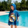 Real Madrid quick-drying poncho for children 55x55cm