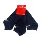 Kappa cotton secret socks - 3 pairs/pack - black - 43-46