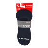 Șosete secrete din bumbac respirabil Lotto Footies - 3 perechi/pachet - negru - 39-42