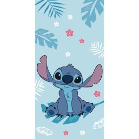   Disney Stitch Blue 100% pamut strandtörölköző - 70x140 cm