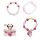 Set di 3 braccialetti Disney Minnie Mouse