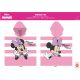 Disney Minnie Maus Kinderponcho – 100 % Baumwolle – 60 x 120 cm – rosa