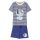 Pigiama corto a righe per bambini Bluey 100% cotone - fino a 3 anni