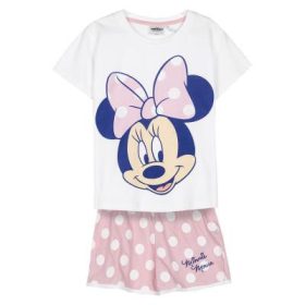 Pigiama corto per bambini Minnie Mouse 100% cotone
