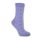 Női zokni - pamut bokazokni - 39-42 - lila káró mintás - Evidence