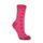 Női zokni - pamut bokazokni - 39-42 - pink káró mintás - Evidence