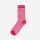 Női pamut zokni - rózsaszín-pink - kör mintás - 35-38 - Evidence