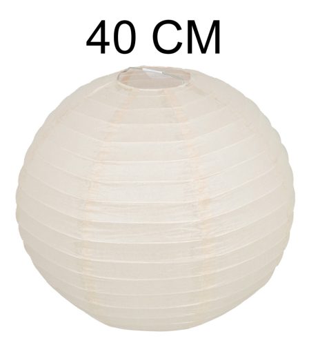 PAPÍRLÁMPÁS GÖMB KRÉM    40