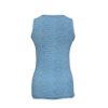 Women's two-piece cotton sports underwear set - sports panties-thick strap top - denim blue - M