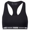 Športová podprsenka Puma s chrbtom v štýle Y - čierna - M