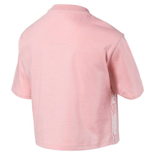 Puma Damen Sport-T-Shirt mit hohem Baumwollanteil - Hellrosa - L