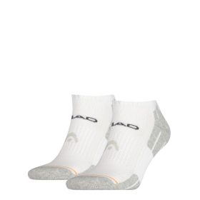   Sneaker Head unisex performance - commenti segreti traspiranti con suola semi-peluche - 2 paia/confezione - bianco - 39-42