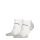 Sneaker Head unisex performance - commenti segreti traspiranti con suola semi-peluche - 2 paia/confezione - bianco - 39-42