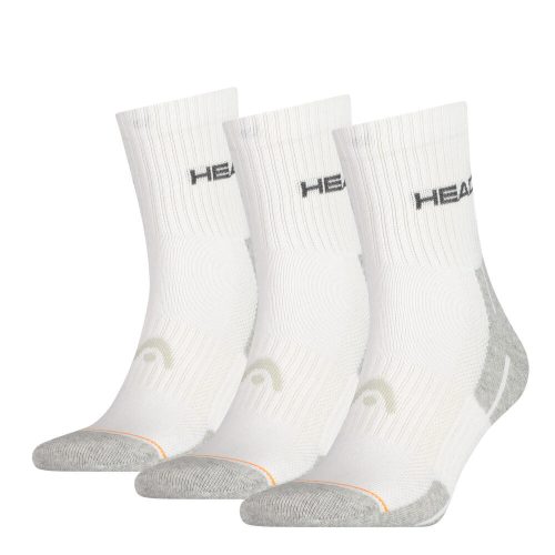 Head Unisex Sportsocken – atmungsaktiv mit Halbplüschsohle 3 Paar