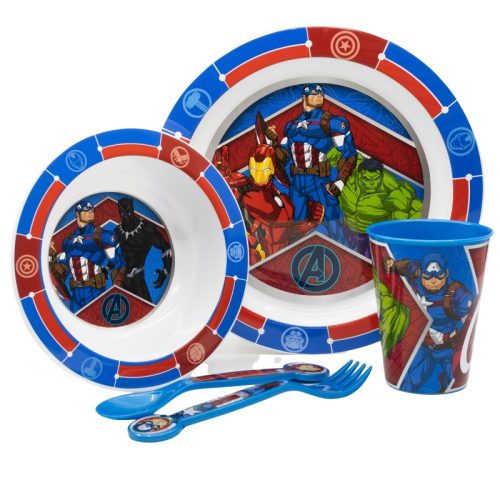 Stoviglie in plastica per microonde Avengers da 5 pezzi