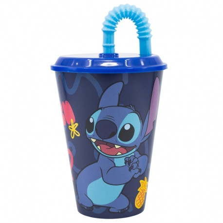 Sport palack szívószállal 430ML STITCH