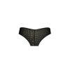 Set lenjeri intima dama cu model de flori - negru - S