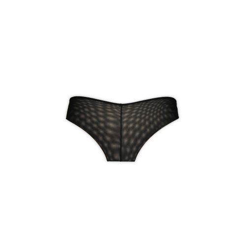 Set lenjeri intima dama cu model de flori - negru - S