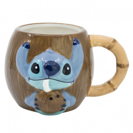3D keramický hrnek - steh kokos