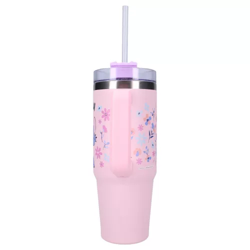 Stitch aloha rózsaszín rozsdamentes acél szigetelt thermo kulacs 900ML