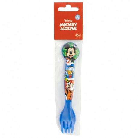 Sada plastových příborů Mickey Mouse (Spoon and Fork) BPA