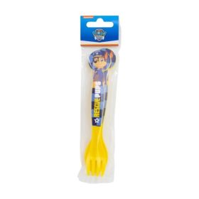 Paw Patrol 2-piece plastic tableware fork + spoon