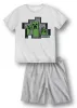 Minecraft Tunnel Trouble gyerek rövid pizsama 6 év / 116 cm
