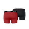 Pánske spodky Head Microfiber - boxerky z mikrovlákna - 2 ks/balenie - červeno-čierne - M