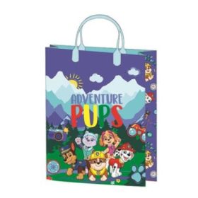   Ajándéktasak 32x27x10cm, laminált műanyag felülettel - Paw Patrol Pink