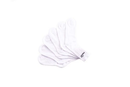 Unisex bavlnené športové ponožky Puma - 3 páry - 39-42 - biele
