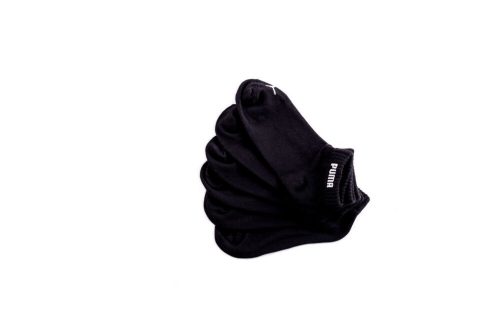 Unisex bavlnené ponožky Puma - 3 páry - krátke ponožky - 35-38 - čierne