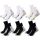 Lotto short-length sports socks - 3 pairs/pack - black - 39-42