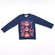 T-shirt a maniche lunghe da bambino Angry Birds - t-shirt in cotone - blu scuro_128