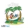 Disney akril dioráma figura Lilo & Stitch Hammock