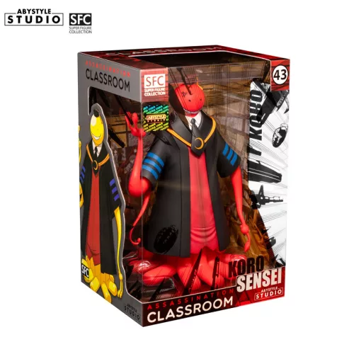 Assassination Classroom gyűjtői figura Koro Sensei piros