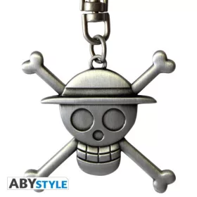 One Piece 3D kulcstartó Skull Luffy