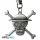 One Piece 3D kulcstartó Skull Luffy