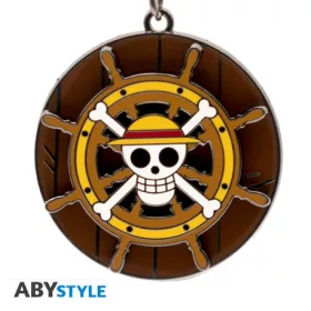 One Piece Mozgó kulcstartó Thousand Sunny's Helm
