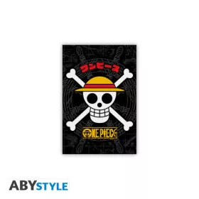 One Piece hűtőmágnes Strawhat Skull