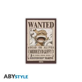 One Piece - mágnes - Wanted Luffy