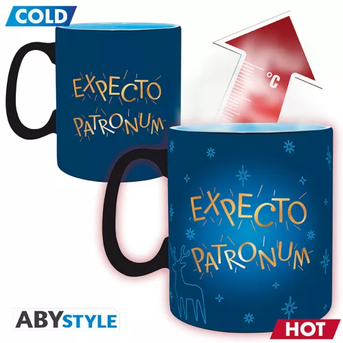 Harry Potter hőre változó bögre 460 ml Expecto Patronum