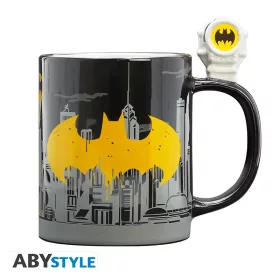Tazza con manico 3D Dc Comics Bat-Segnale e Batman